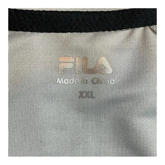 Fila Colorblock 1/4 Zip Pullover Activewear Stretch Gray Shirt Men Size XXL NWT - Picture 6 of 11
